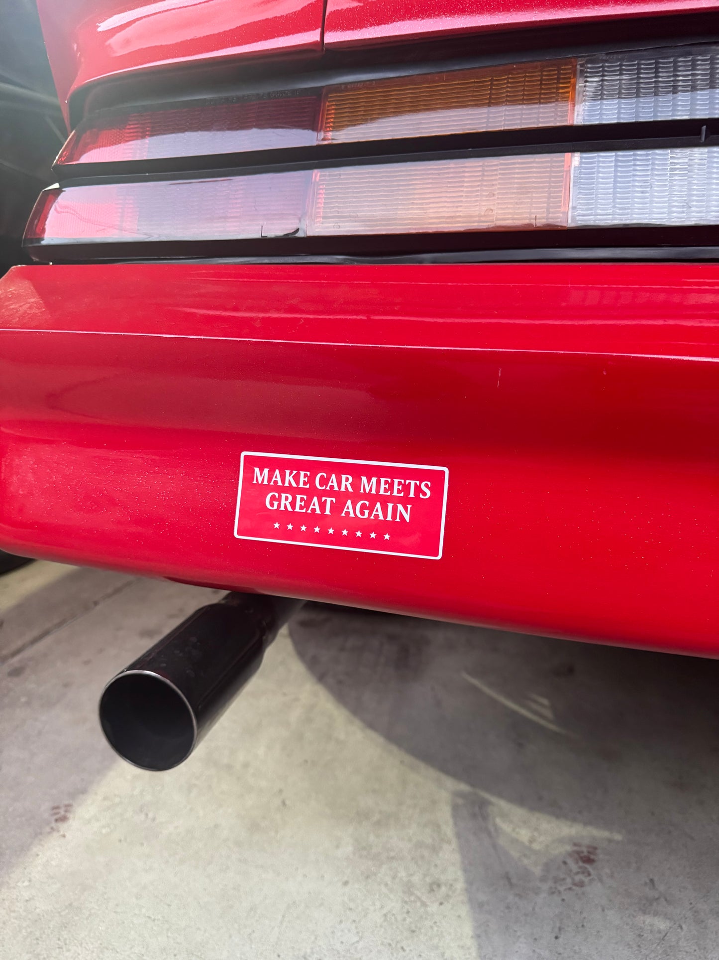 Make Car Meets Great Again Decal