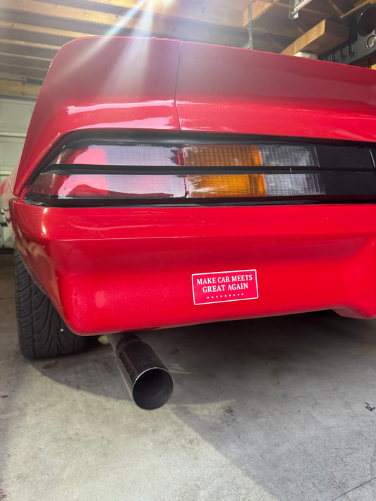 Make Car Meets Great Again Decal
