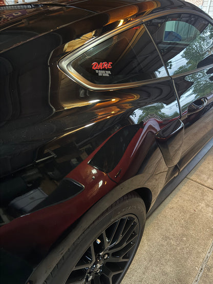 D.A.R.E. Parody Decal (Smoke Tires, Not Drugs)